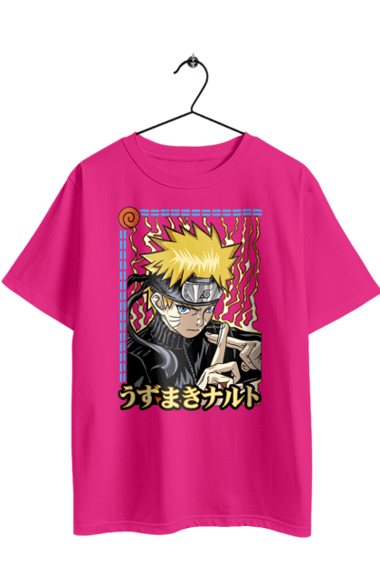 Футболка оверсайз з принтом "Наруто". Naruto, аніме, манга, наруто, ніндзя, персонаж, серіал. 2070702