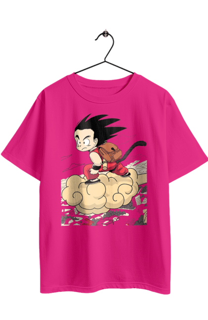 Футболка оверсайз з принтом "Перли дракона Сон Гоку". Dragon ball, manga, son goku, аніме, гоку, манга, перли дракона, сон гоку. 2070702