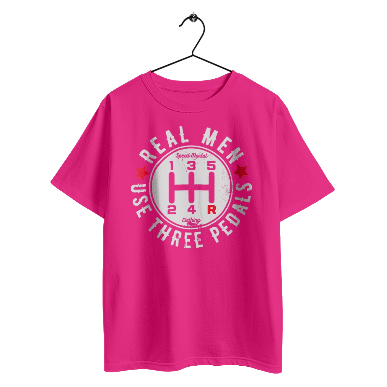 Real men use three pedals