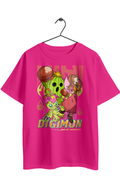 Футболка оверсайз з принтом "Digimon Мімі Татікава". Bandai, digimon, digital monsters, mimi tachikawa, аніме, віртуальні вихованці, манга, медіафраншиза, мімі татікава. 2070702