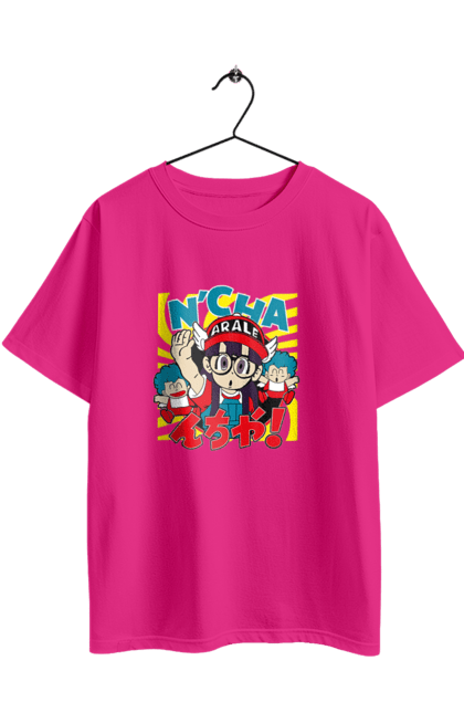 Oversized t-shirt with prints Dr. Slump Arale Norimaki. Anime, arale norimaki, doctor slump, dr. slump, manga. 2070702