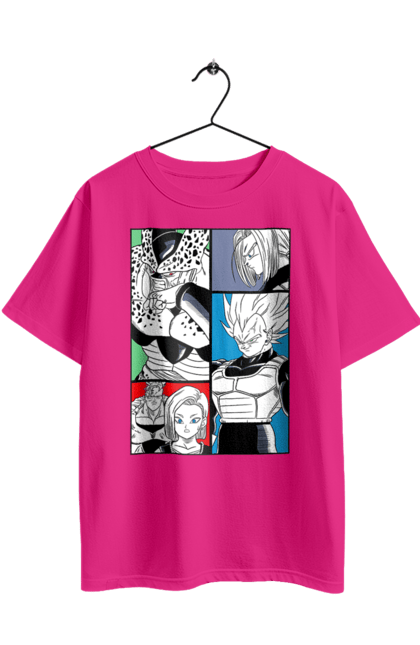 Футболка оверсайз з принтом "Перли дракона". Anime, dragon ball, goku, manga, vegeta, аніме, вегета, гоку, манга, перли дракона. 2070702