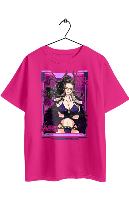 Футболка оверсайз з принтом "Ван Піс Ніко Робін". Nico robin, one piece, аніме, ван пис, ван піс, дитина диявола, манга, ніко робін, світ революції. 2070702
