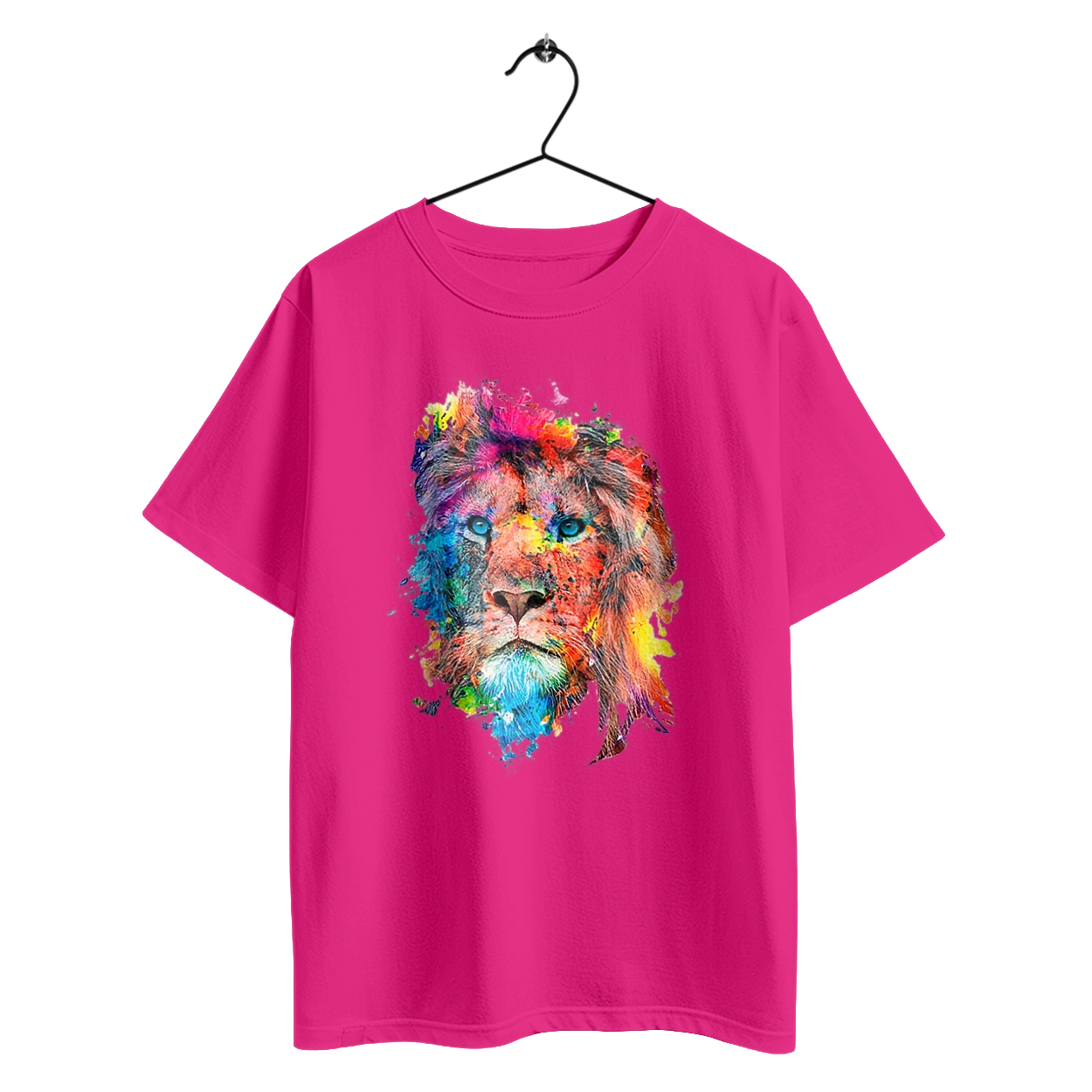 Лев із фарби