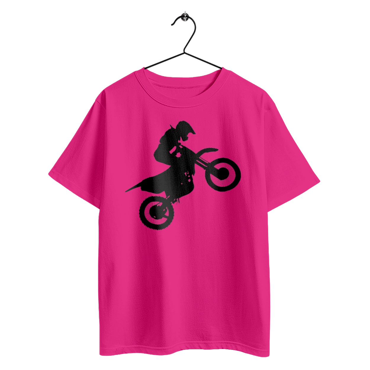 Silhouette Of A Motorcyclist