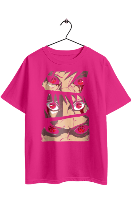 Футболка оверсайз з принтом "Наруто Учіха". Naruto, sasuke, sasuke uchiha, аніме, манга, наруто, саске, саске учіха. 2070702