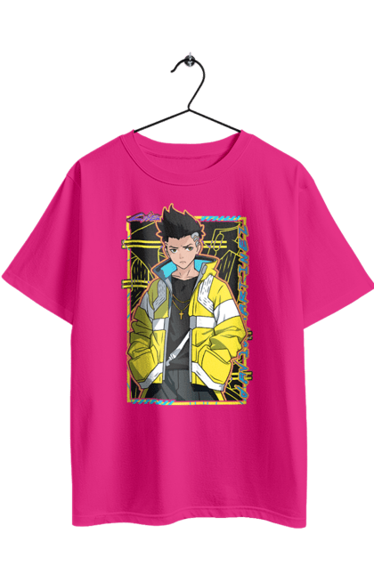 Oversized t-shirt with prints Cyberpunk: Edgerunners David. Anime, cd project, cyberpunk, david, edgerunners, game, netflix, video game. 2070702