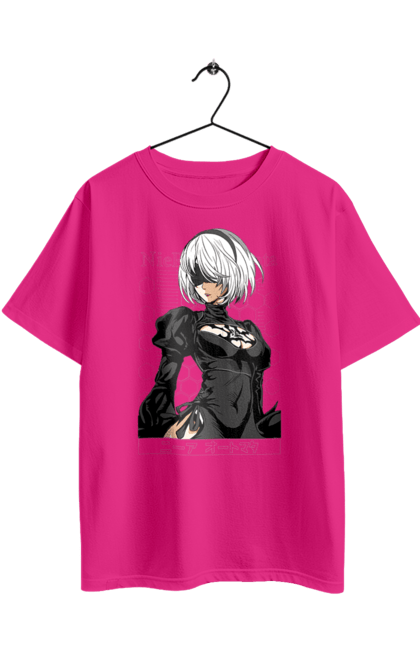 Футболка оверсайз з принтом "Nier: Automata 2B". Executioner, nier: automata, platinum games, yorha, відеогра, гра, персонаж. 2070702