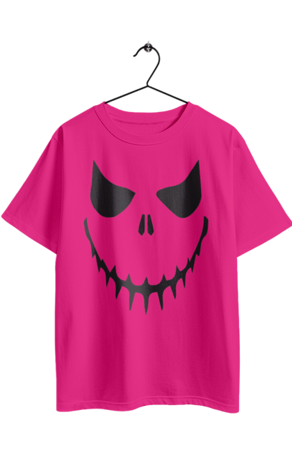 Футболка оверсайз з принтом "Гарбузове обличчя на Хелловін". 31 жовтня, halloween, гарбуз, гелловін, жовтень, капощі, ласощі, лякати, свято, хелловін. 2070702