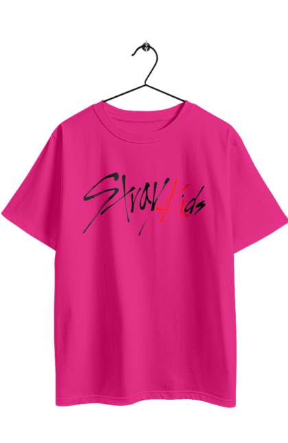 Футболка оверсайз з принтом "Stray Kids". Jyp, k pop, stray kids, група, к-поп, музика, музичний гурт, стрей кідс. 2070702