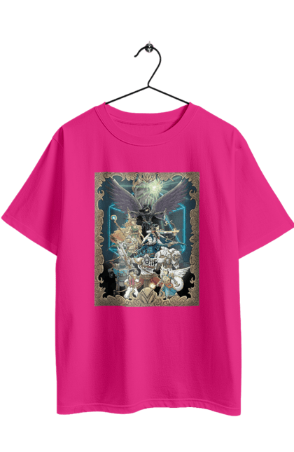 Футболка оверсайз з принтом "Легенда вокс машина". Вокс, вокс машина, машина, мультсериал, приключения, сериал, фентезі. 2070702