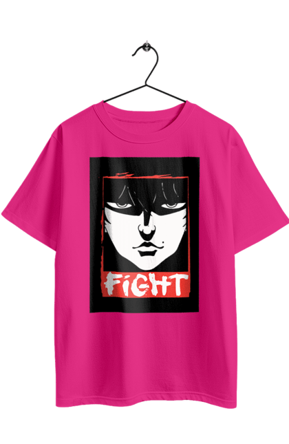 Футболка оверсайз з принтом "Боєць Баки". Anime, hanma baki, manga, аніме, боєць баки, бойові мистецтва, манга, серіал. 2070702