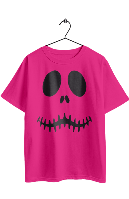 Футболка оверсайз з принтом "Гарбузове обличчя на Хелловін". 31 жовтня, halloween, гарбуз, гелловін, жовтень, капощі, ласощі, лякати, свято, хелловін. 2070702