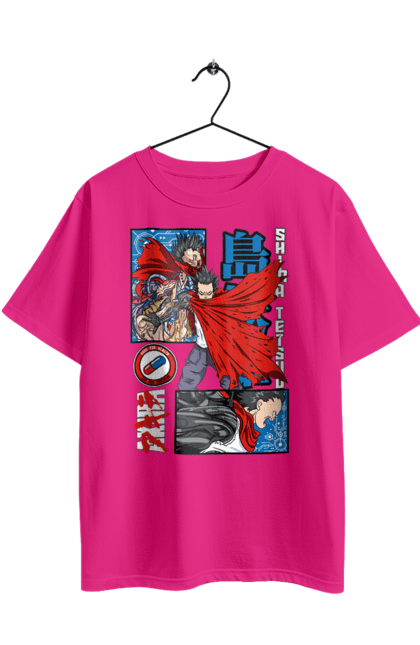 Футболка оверсайз с принтом Акира Тецуо Шима. Akira, tetsuo shima, акира, аниме, киберпанк, манга, тецуо шима. 2070702