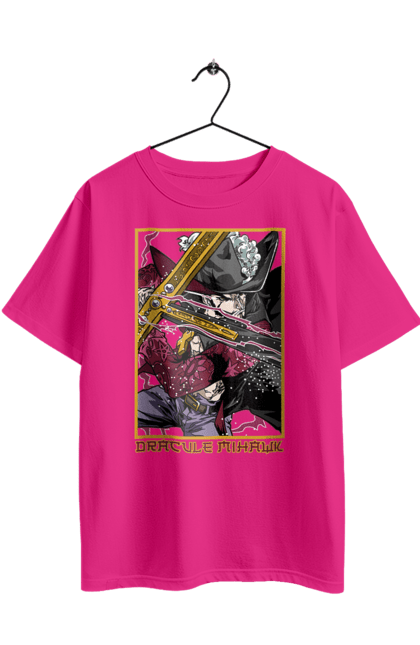 Футболка оверсайз з принтом "Ван Піс Дракуль Міхок". Dracule mihawk, mihawk, one piece, аніме, ван пис, ван піс, дракуль міхок, манга, міхок. 2070702