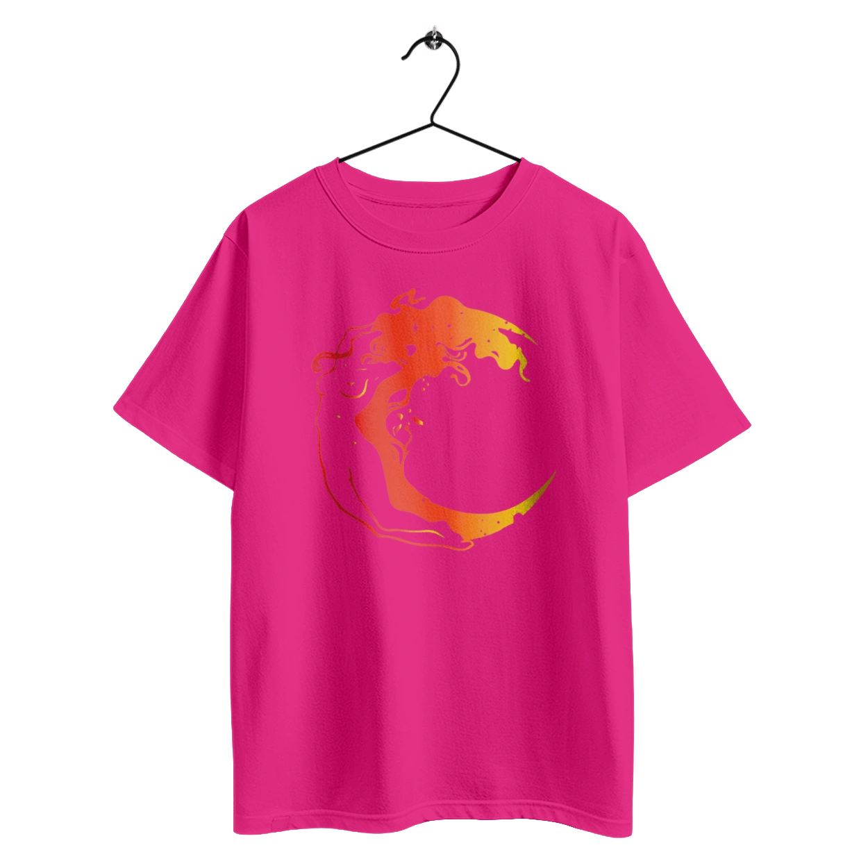 Дівчина місяць