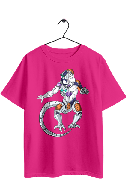 Oversized t-shirt with prints Dragon Ball Frieza. Anime, dragon ball, frieza, manga, tv series. 2070702