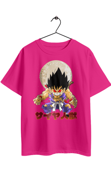 Футболка оверсайз з принтом "Перли дракона Сон Гоку". Dragon ball, manga, son goku, аніме, гоку, манга, перли дракона, сон гоку. 2070702