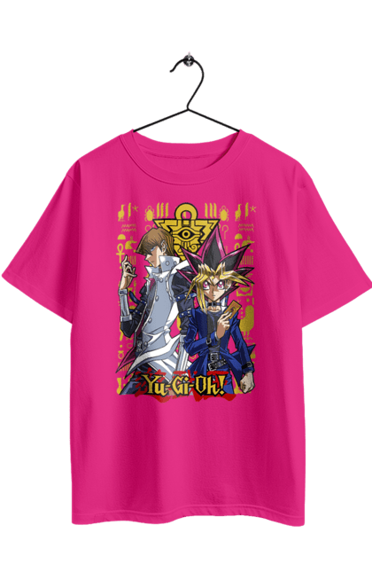 Футболка оверсайз з принтом "Yu Gi Oh! Сето Кайба". Seto kaiba, yu gi oh, акціонер, аніме, гравець, манга, сето кайба, югіо. 2070702