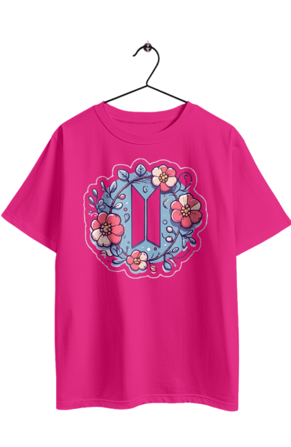 Футболка оверсайз з принтом "BTS". Beyond the scene, bts, k pop, бтс, група, к-поп, музика, музичний гурт. 2070702