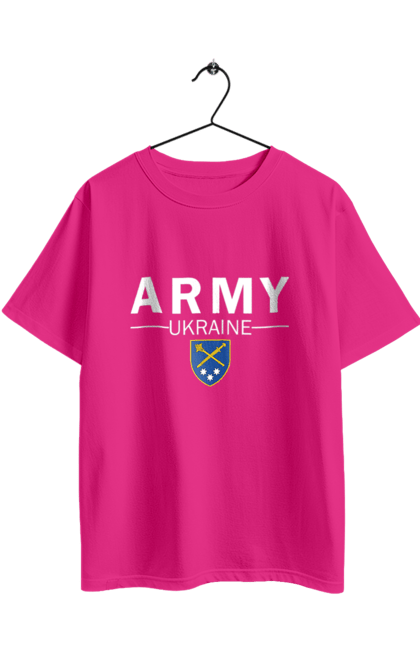 Футболка оверсайз з принтом "ARMY UKRAINE". Army ukraine, емблема генштабу, залужний. 2070702