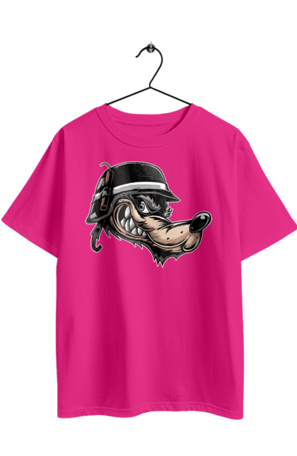 Футболка оверсайз з принтом "Вовк Байкер". Байк, байкер, вовк, волчара, захоплення, змагання, зуби, каска, мото, мотор, мотоцикл, мотоцикліст, мульт, мультик, мультфільм, мультяшний, ну почекай, посмішка, спорт, стиль, стильний, усмішка, хобі, шолом. 2070702