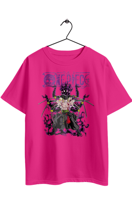 Футболка оверсайз з принтом "Ван Піс Зоро". One piece, roronoa zoro, аніме, ван пис, ван піс, зоро, манга, ророноа зоро, фехтувальник. 2070702