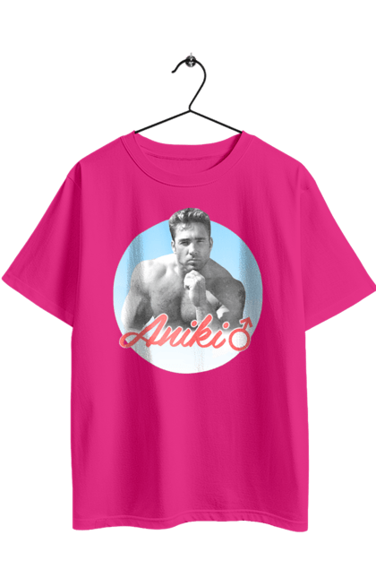 Футболка оверсайз з принтом "Біллі Херрінгтон". Аніки, біллі, біллі херрінгтон, гачі, гачімучі, гумор, прикольна, херрінгтон. 2070702