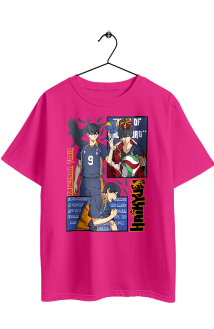 Футболка оверсайз з принтом "Волейбол!! Тобіо Кагеяма". Anime, haikyu, manga, tobio kageyama, аніме, волейбол, кагеяма, кей цукішіма, манга, тобіо кагеяма. 2070702