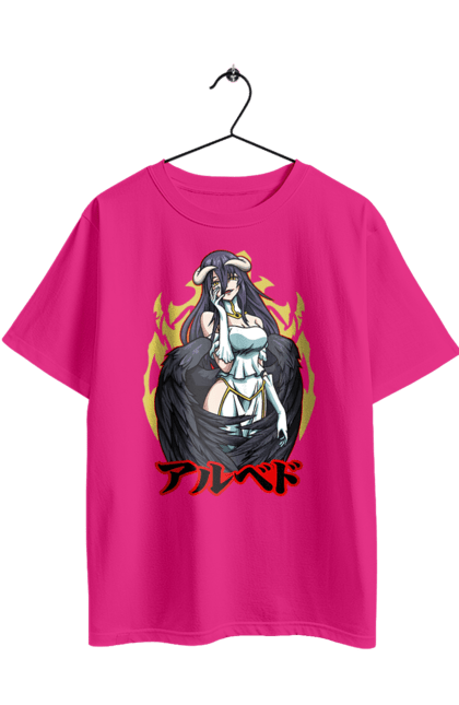 Футболка оверсайз з принтом "Оверлорд Альбедо". Albedo, overlord, альбедо, аніме, доглядач вартових, оверлорд, серіал. 2070702