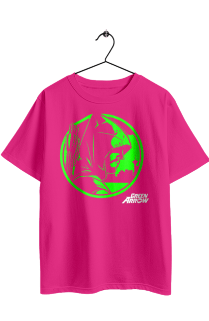 Oversized t-shirt with prints Green Arrow. Comics, dc comics, green arrow, oliver jonas, ollie. 2070702