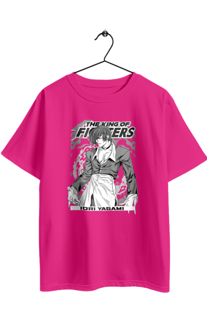 Футболка оверсайз з принтом "The King of Fighters Іорі Ягамі". Iori yagami, king of fighters, rivals, відеогра, гра, іорі ягамі. 2070702