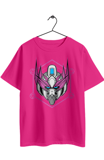 Футболка оверсайз с принтом Голова робота убийцы. Killer, killer robot, robot, голова робот, киборг, техника, убийца. 2070702
