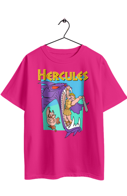 Футболка оверсайз з принтом "Геркулес". Hercules, геракл, геркулес, греція, міф, мультфільм. 2070702