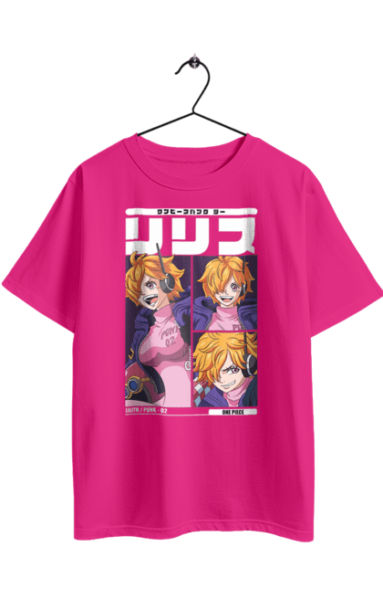 Футболка оверсайз з принтом "Ван Піс Ліліт". Lilith, one piece, punk-02, vegapunk, аніме, ван піс, вегапанк, ліліт, манга. 2070702