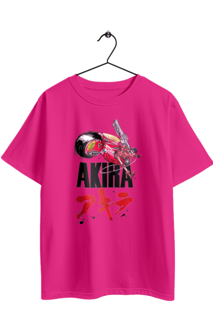 Футболка оверсайз с принтом Акира. Akira, shotaro kaneda, tetsuo shima, акира, аниме, киберпанк, манга, сётаро канэда, тецуо шима. 2070702