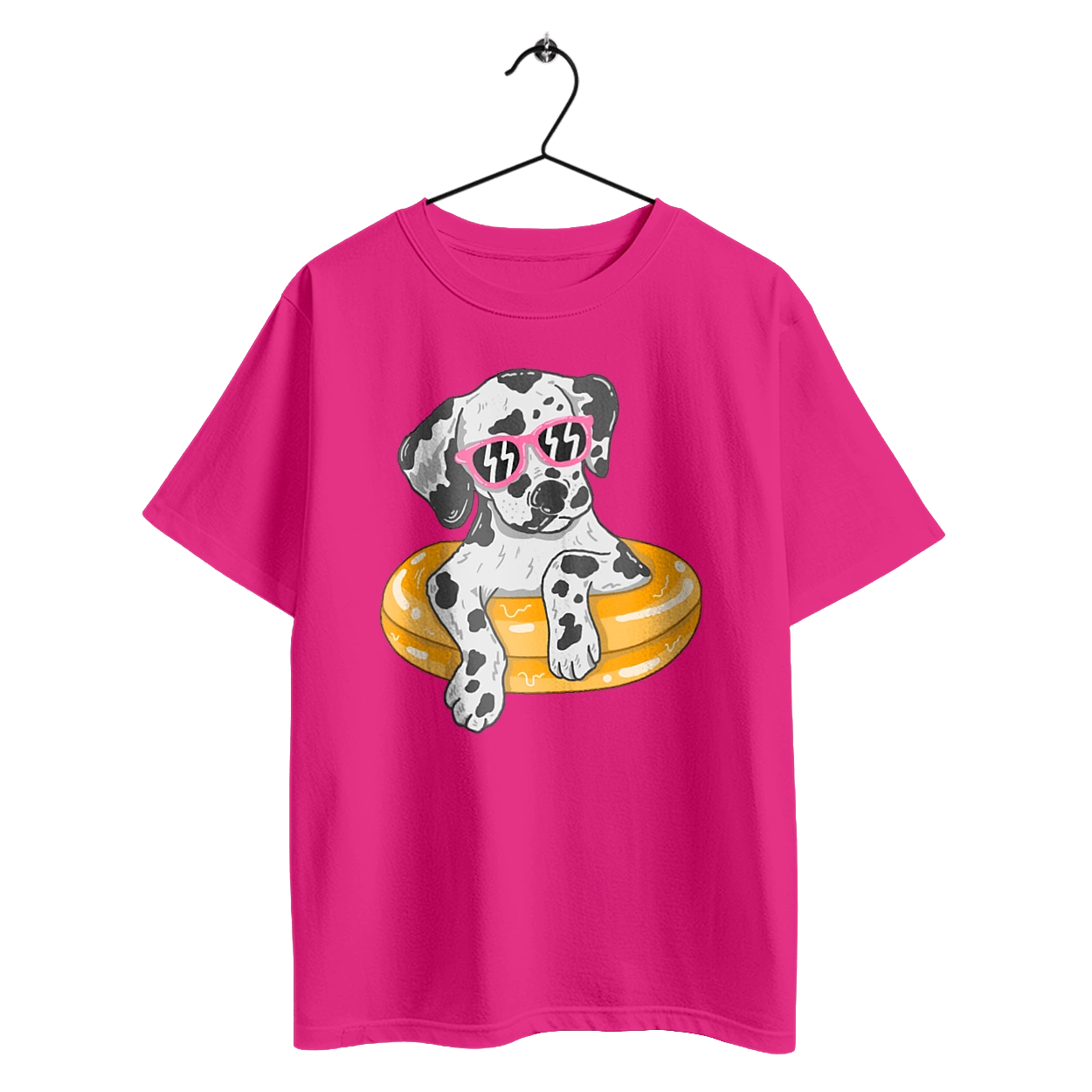 Dalmatian Swims In A Circle