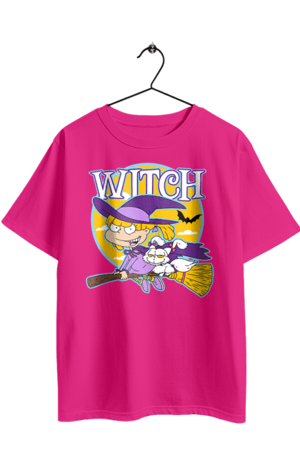 Футболка оверсайз з принтом "Невгамовні Анжеліка Піклз". Nickelodeon, rugrats, анжеліка піклс, мультсеріал, невгамовні, невгамовні дітки. 2070702