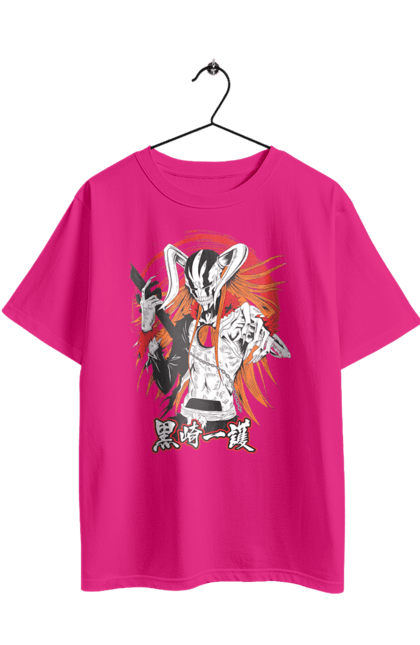 Футболка оверсайз з принтом "Бліч Куросакі Ічіґо". Anime, bleach, ichigo kurosaki, manga, аніме, бліч, ічіго, куросакі ічіґо, манга. 2070702