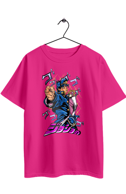 Футболка оверсайз з принтом "ДжоДжо Джотаро". Jojo, jojo’s bizarre adventure, jotaro, jotaro kujo, аніме, джотаро, джотаро куджо, манга, неймовірні пригоди джоджо. 2070702