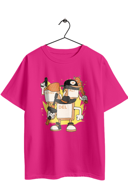 Футболка оверсайз з принтом "Ctrl alt del Програмерський екшен". 404, andoid, aws, backend, c++, cloud, css, data, dev, devops, frontend, geek, git, github, go, golang, google, hacker, html, ios, java, javascript, jquery, js, linux, nodejs, php, python, react, science, script, web, геймер, гік, дата, клавіши, код, компьютер, лінукс, мова, облако, пайтон, пингфин, программист, програмування, талисман, хакер. 2070702