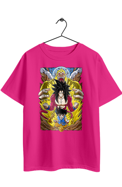 Футболка оверсайз з принтом "Перли дракона". Anime, dragon ball, goku, manga, vegeta, аніме, вегета, гоку, манга, перли дракона. 2070702