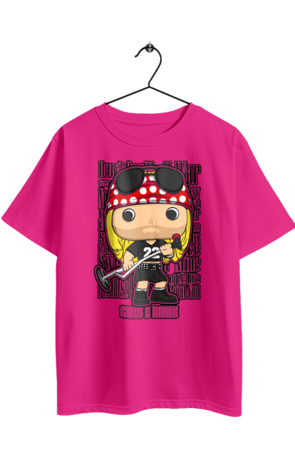 Футболка оверсайз з принтом "Guns N Roses". Guns n roses, музика, рок група, хард рок, хеві метал. 2070702