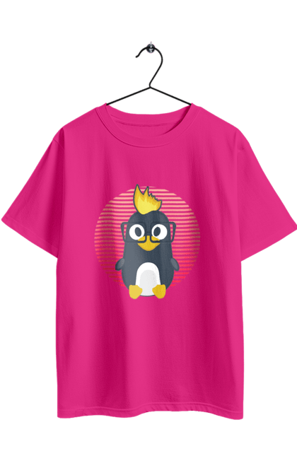 Футболка оверсайз з принтом "Лінукс". Айті, айтішнік, девелопер, іт, программіст, розробник. 2070702