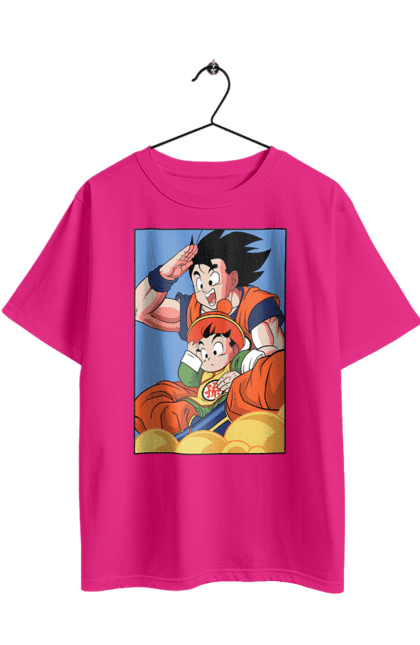 Футболка оверсайз з принтом "Перли дракона Гохан". Anime, dragon ball, goku, manga, аніме, гоку, гохан, манга, перли дракона. 2070702