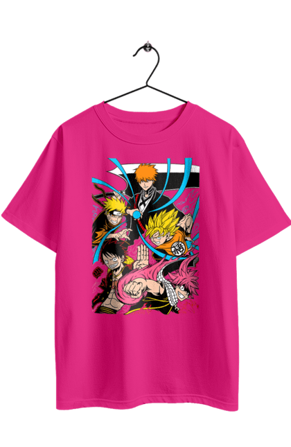 Футболка оверсайз з принтом "Аніме". Anime, manga, аніме, манга, ранобе, фандом. 2070702