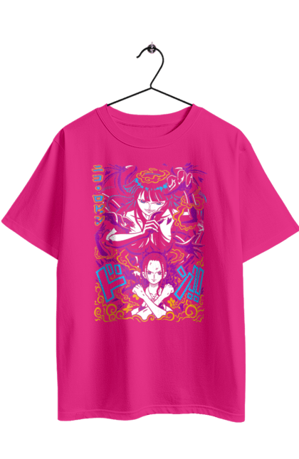 Футболка оверсайз з принтом "Ван Піс Ніко Робін". Nico robin, one piece, аніме, ван пис, ван піс, дитина диявола, манга, ніко робін, світ революції. 2070702