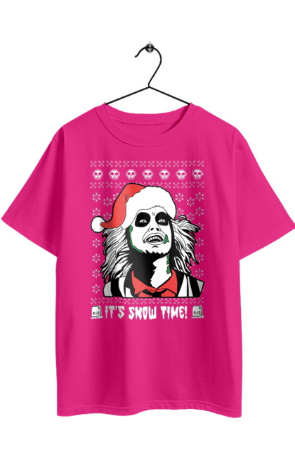 Oversized t-shirt with prints Beetlejuice. Beetlejuice, comedy, ghost, horror, movie, tim burton, warner bros. 2070702