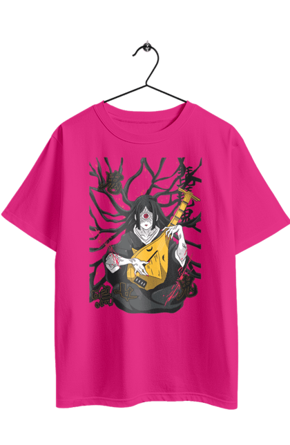 Футболка оверсайз з принтом "Винищувач Демонів Накіме". Demon slayer, kimetsu no yaiba, nakime, аніме, винищувач демонів, вища луна, дванадцять лун, демон, манга, накіме. 2070702