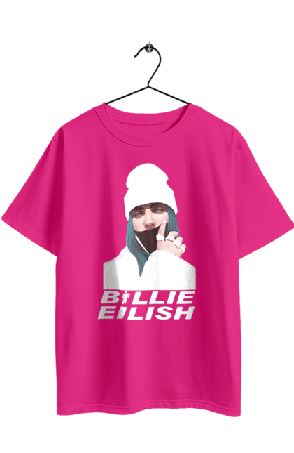 Футболка оверсайз з принтом "Біллі Айліш". Біллі айліш, логотип біллі айліш, принт біллі айліш, співачка біллі айліш. 2070702